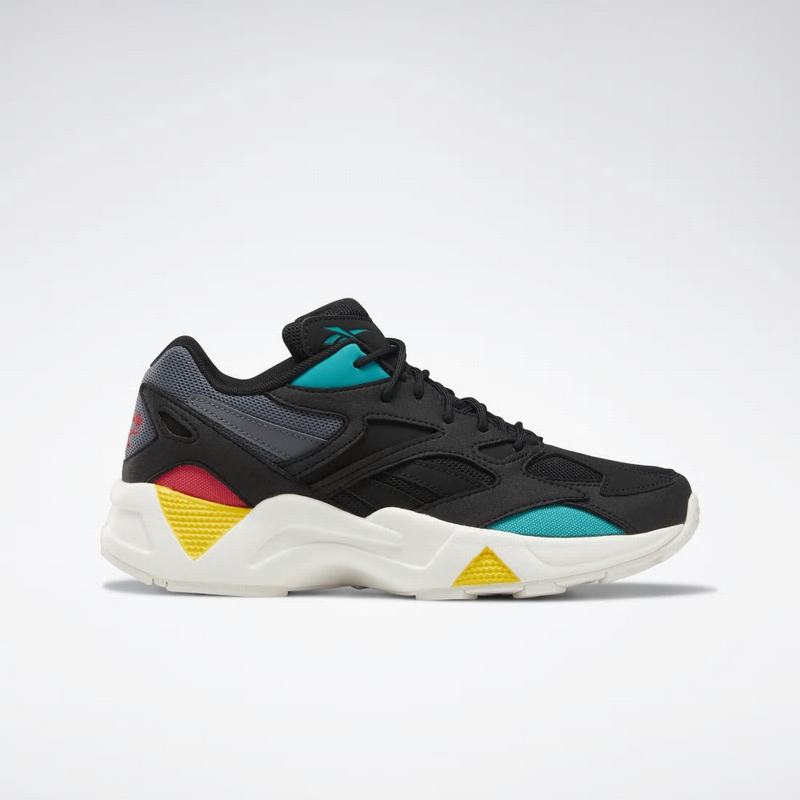 Tenisi Reebok Aztrek 96 Dama Negrii/Gri/Turcoaz Romania CZ7306RJ